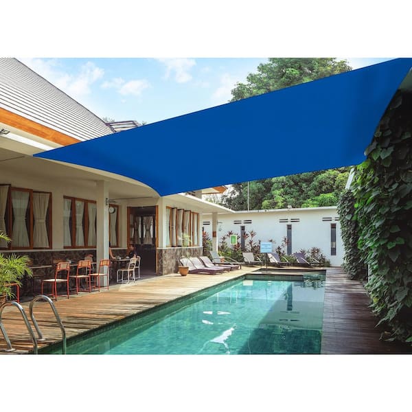 Ifenceview Red Rectangle 18'x24' UV Sun Shade Sail Pool Canopy Awning Outdoor