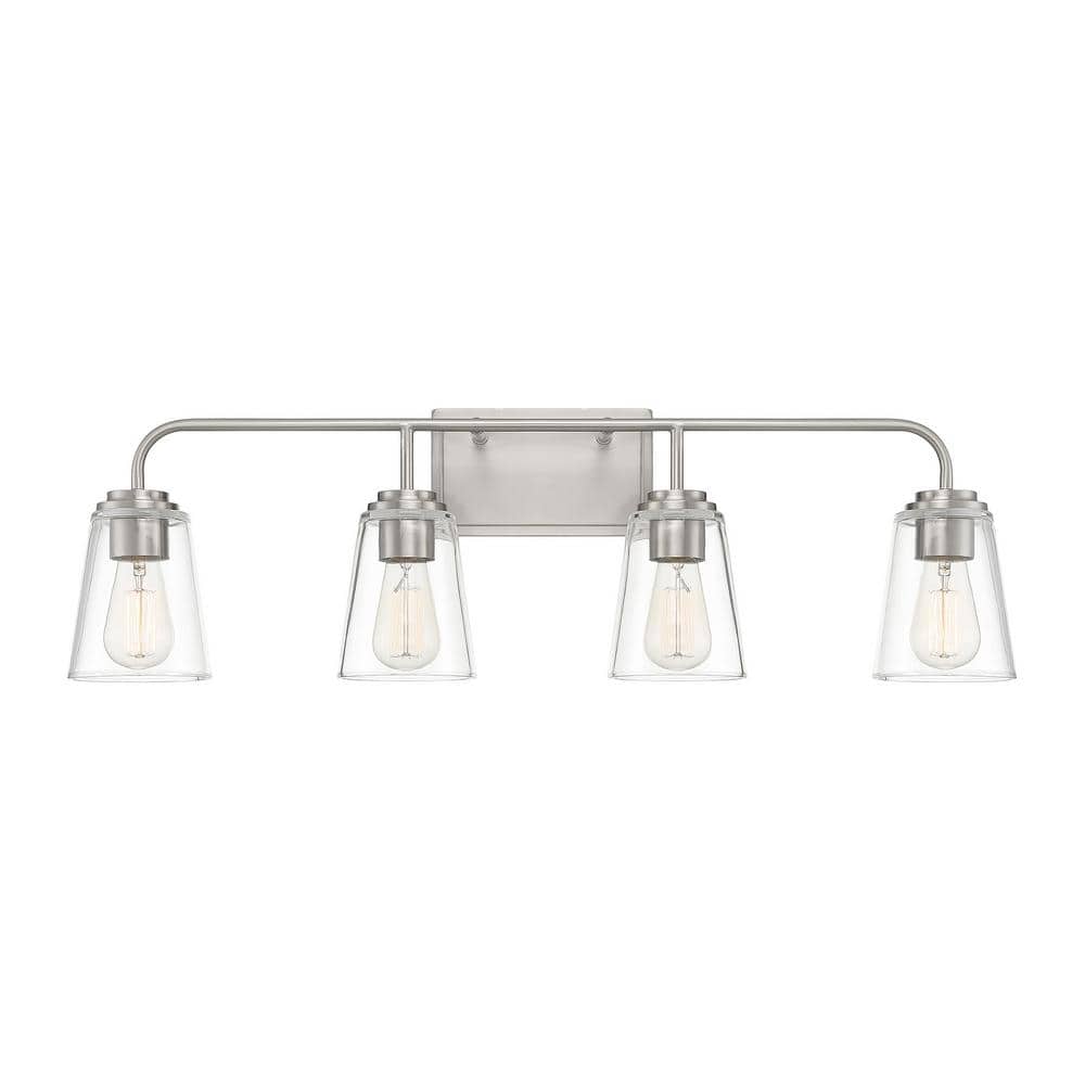 starlight✳︎ TUXEDO PARK LIGHTING 32 in. W x 9.75 in. H 4-Light Brushed