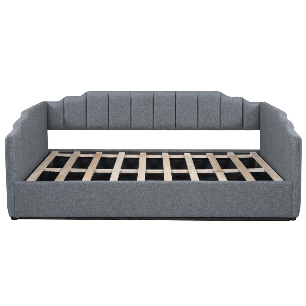 Upholstered Daybed with Underneath Storage,Full Size, Gray price history on PriceWatchPro