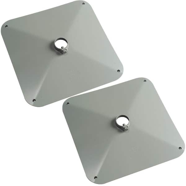 Tommy Docks 14 in. x 14 in. Square Muck Footpad (2-Pack)
