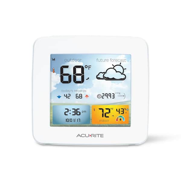 AcuRite Home Weather Station with Color Display for Indoor/Outdoor  Temperature