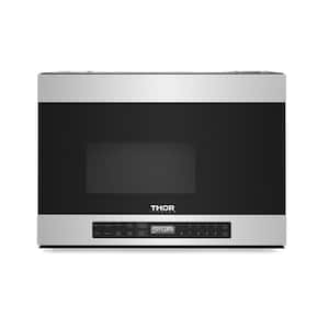 24 in. 1.4 cu. ft. Over-the-Range Convertible Microwave in Stainless Steel