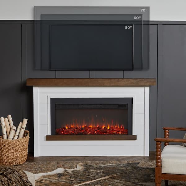 Real Flame Bernice 67 in. Freestanding Landscape Electric