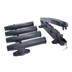 Striper- 4 Fishing Rod Carrier 4 Rod and Reel Capacity for Roof Rack