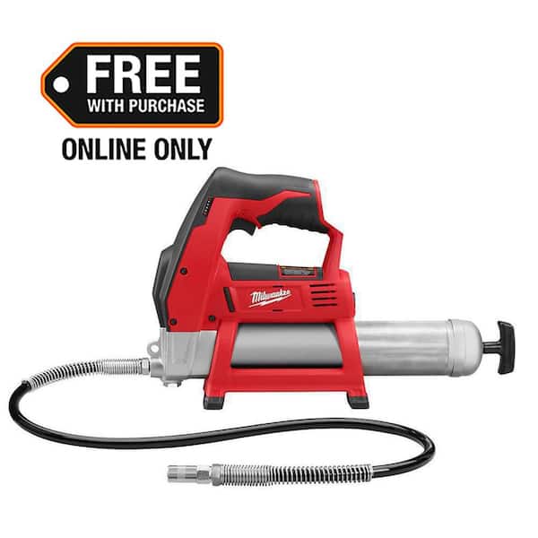 M12 12V Lithium-Ion Cordless Grease Gun (Tool-Only)