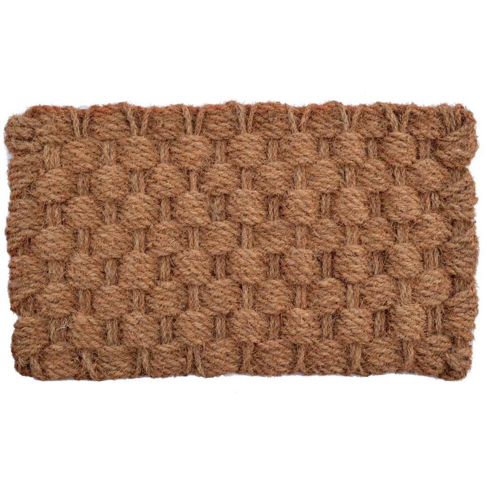 Brown 36 in. x 24 in. Coir Non-Slip Indoor/Outdoor Door Mat price history on PriceWatchPro