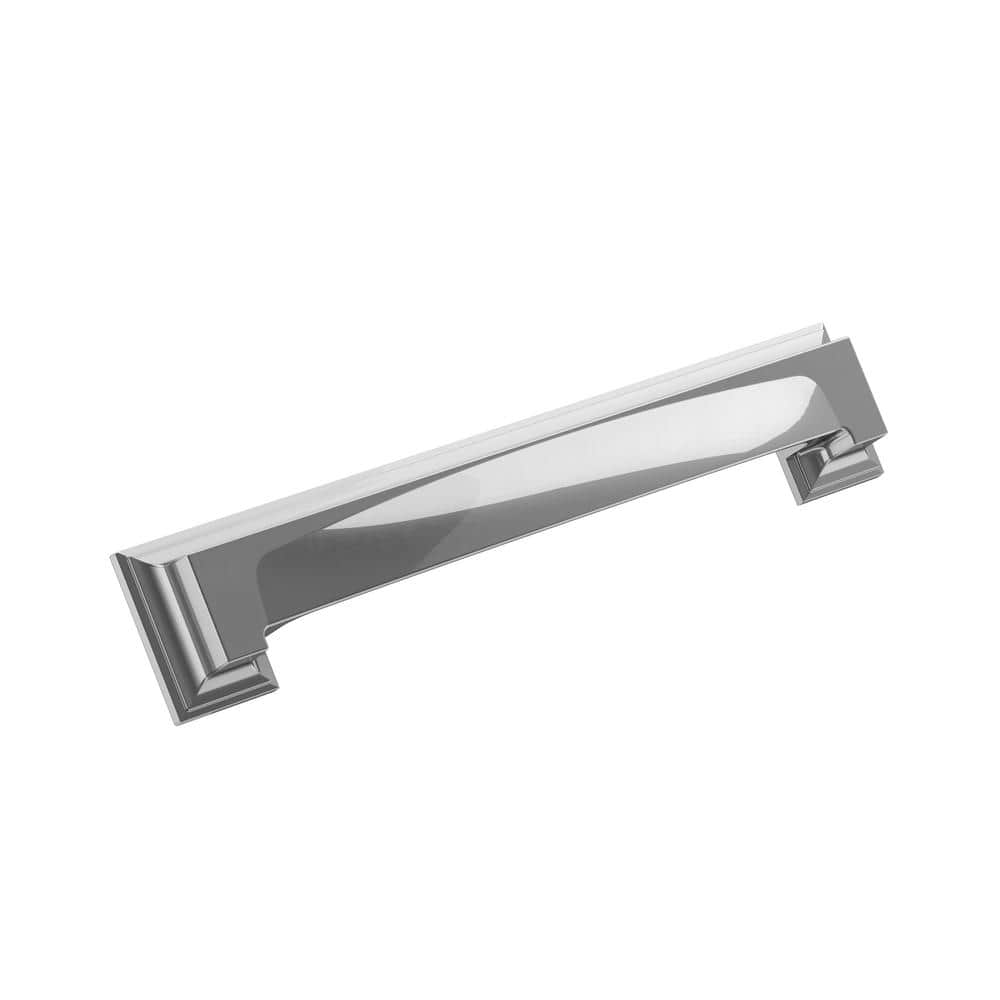 Polished Chrome Traditional Cabinet Cup Pull with Mounting Hardware