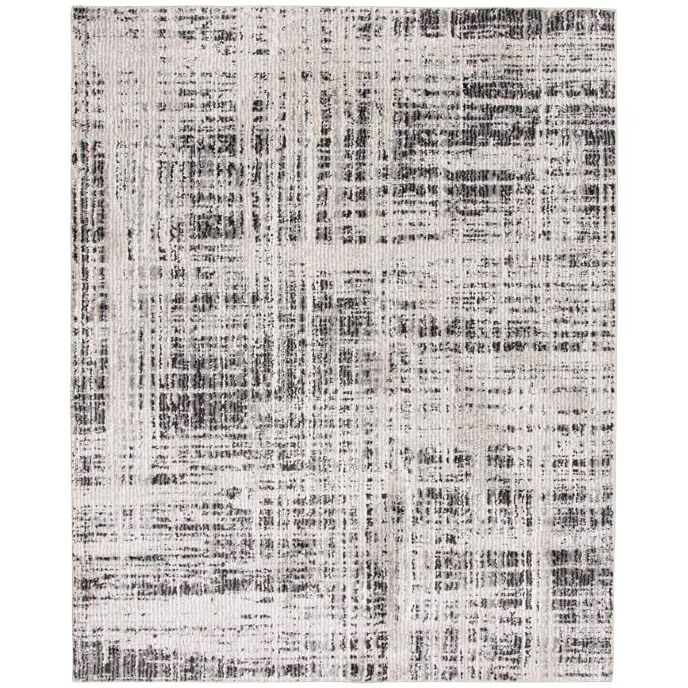 Harmony Gray/Cream 6 ft. x 8 ft. Area Rug