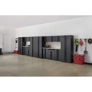 16-Piece Regular Duty Welded Steel Garage Storage System in Black (242 in. W x 75 in. H x 19.6 in. D)