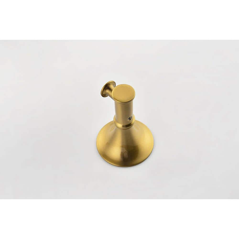 Brushed Gold 6-Piece Brass Bathroom Hardware Set
