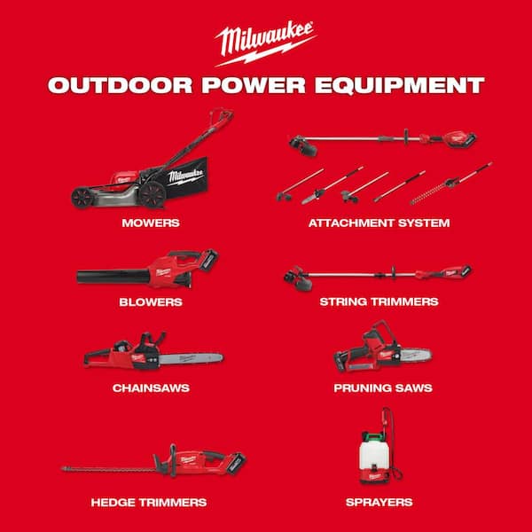 Milwaukee M18 FUEL 18-Volt Lithium-Ion Brushless Cordless Hedge Trimmer with M18 6-Port Sequential Battery Charger