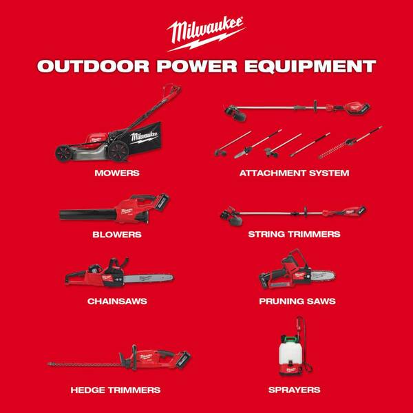 Milwaukee - M18 FUEL 16 in. 18V Brushless Electric Battery Chainsaw (Tool-Only) with Extra 16 in. Chain & Clear Safety Glasses