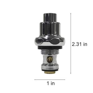 2 5/16 in. Push Button Right Hand Stem for T&S Brass