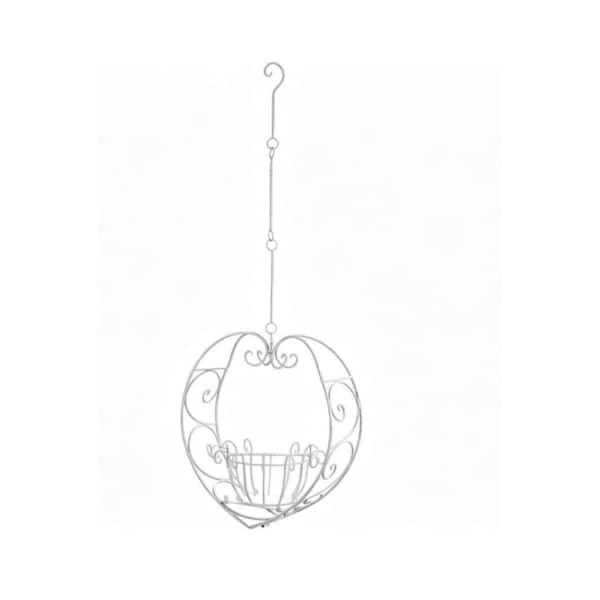 39.7" Metal Heart Hanging Basket Planter, Hanging Plant Holder SN0355