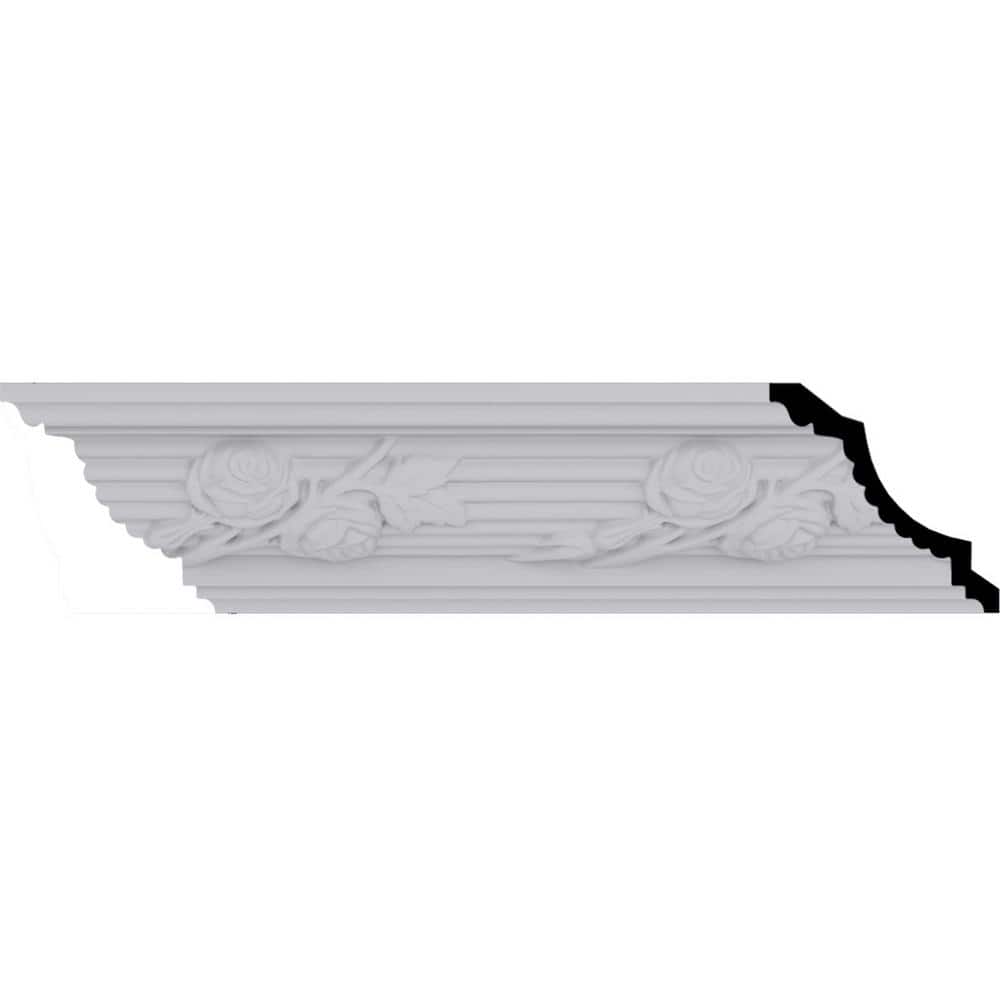 Ekena Millwork 4 1/4"H x 4 1/4"P x 6"F x 94 1/2"L, (7 7/8" Repeat), Winston Crown Moulding