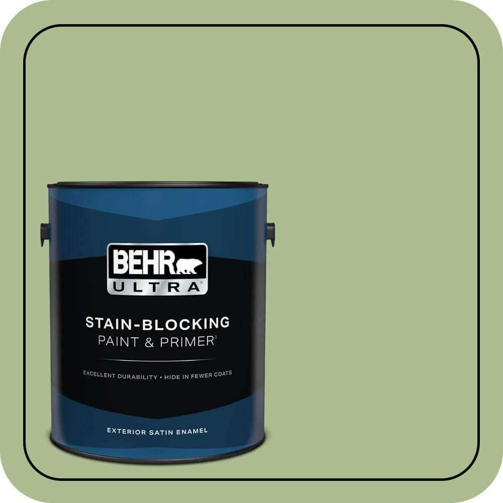1 gal. #M370-4 Chervil Leaves Satin Enamel Exterior Paint & Primer price history on PriceWatchPro