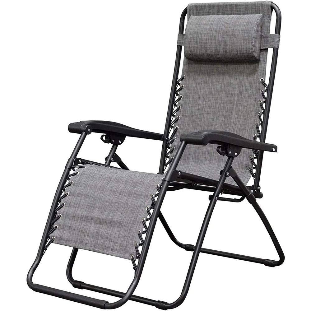 Outdoor Portable Folding Camping Lawn Deck Patio Pool Recliner Lounge, Adju