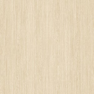 Wood Plains Cream Paper Non-Pasted Strippable Wallpaper Roll (Cover 60.75 sq. ft.)