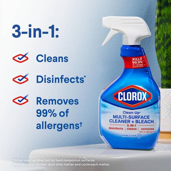 32 oz. Clean-Up Rain Clean Scent All-Purpose Cleaner with Bleach Spray (6-pack)