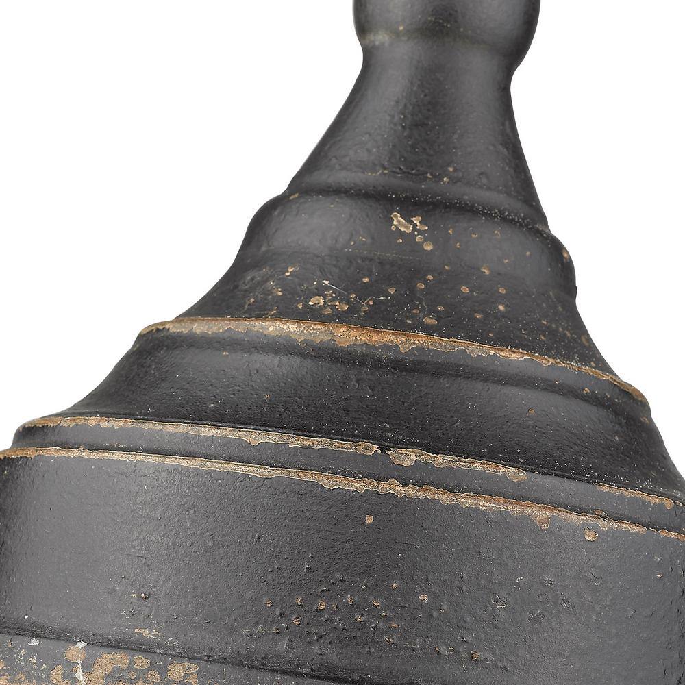 Antique Black Iron Mini Pendant Light