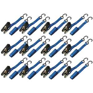 Ready Pack 1 in. x 6 ft. Ratchet Tie-Down Strap with 900 lbs./S-Hook (12 per Box)