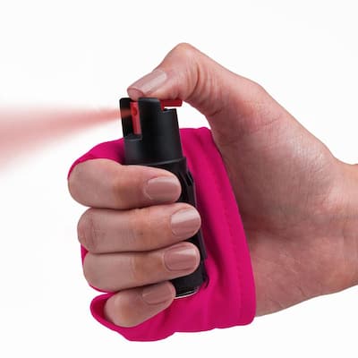 Pepper Spray for Running/Jogging/Biking, InstaFire, Pink