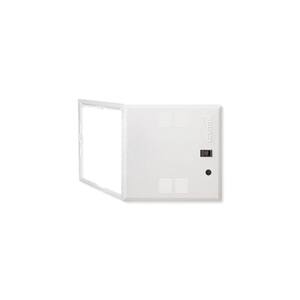 14 in. Premium Vented Hinged Door, White (for use with 14 in. Structured Media Enclosure)
