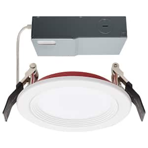 ColorQuick 4 in. Adjustable CCT Fire Rated Remodel IC Rated Dimmable Indoor Integrated LED Recessed Light Trim