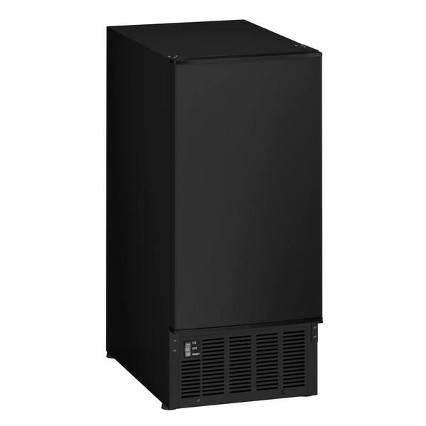 EdgeStar 15 in. 50 lb. BuiltIn Ice Maker in Black with 25 lb. Capacity