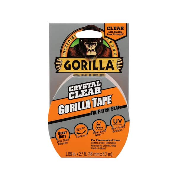 Gorilla 9yd Crystal Clear Tape (6-Pack)