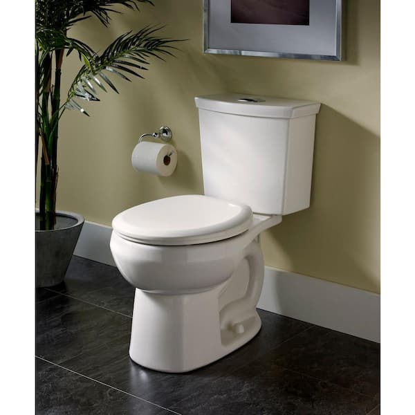 H2Option 2-Piece 0.92/1.28 GPF Dual Flush Elongated Toilet with Liner in White, Seat Not Included