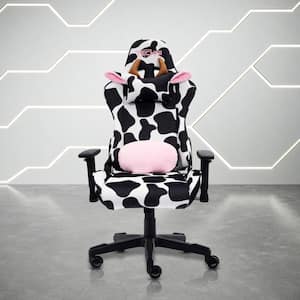 TS85 COW Print LUXX Series Gaming Chair