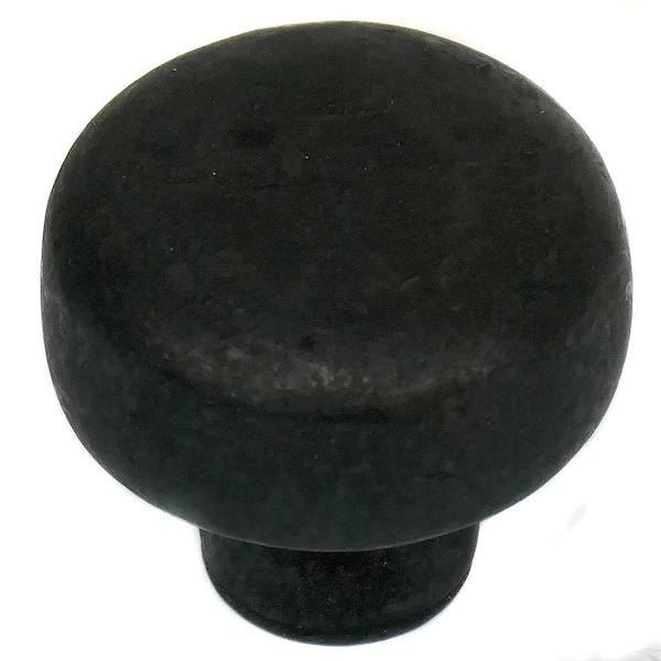 MNG Hardware Riverstone 1-1/4 in. Oil Rubbed Bronze Round Cabinet Knob