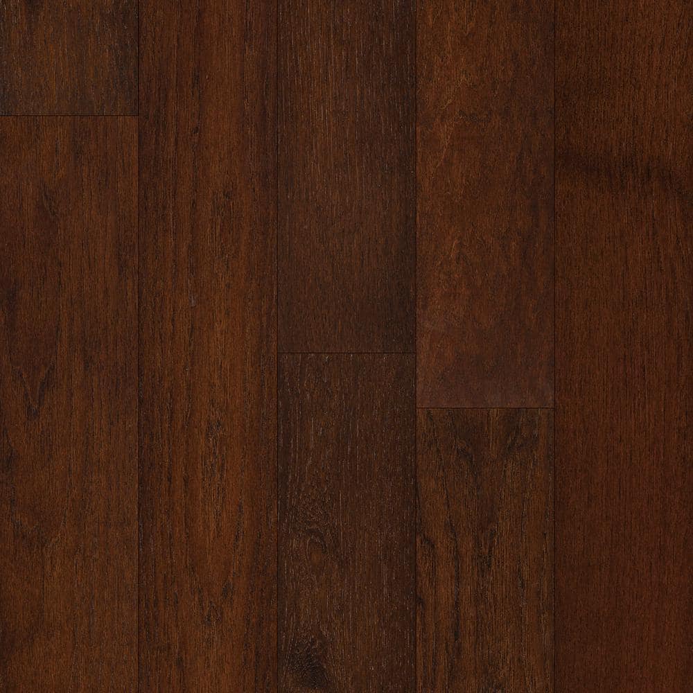 Garmon Ridge Hickory 3/8 in. T x 5 in. W Click-Lock Wire Brushed Engineered Hardwood Flooring (19.7 sq. ft./case) -  Home Decorators Collection