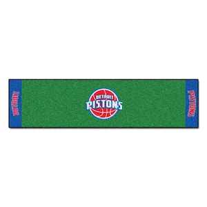 NBA Detroit Pistons 1 ft. 6 in. x 6 ft. Indoor 1-Hole Golf Practice Putting Green