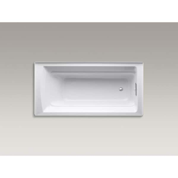 Archer 72 in. x 36 in. Soaking Bathtub with Right-Hand Drain in White