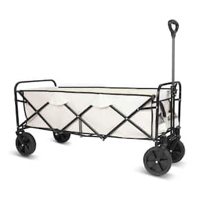 Indoor Outdoor Utility Cart w/ 360-Degree Wheels, Adjustable Handle - –  Best Choice Products