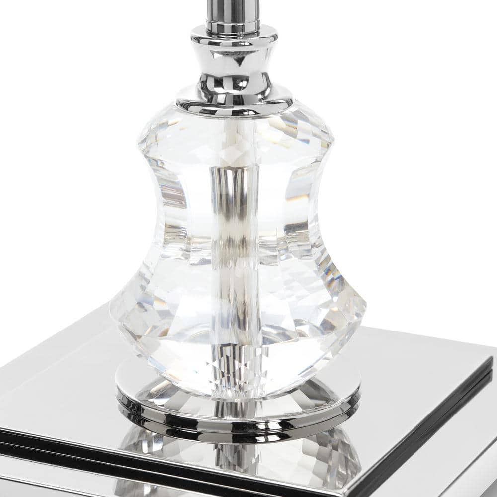 Monroe Polished Nickel 60.5" Crystal Jewel Floor Lamp