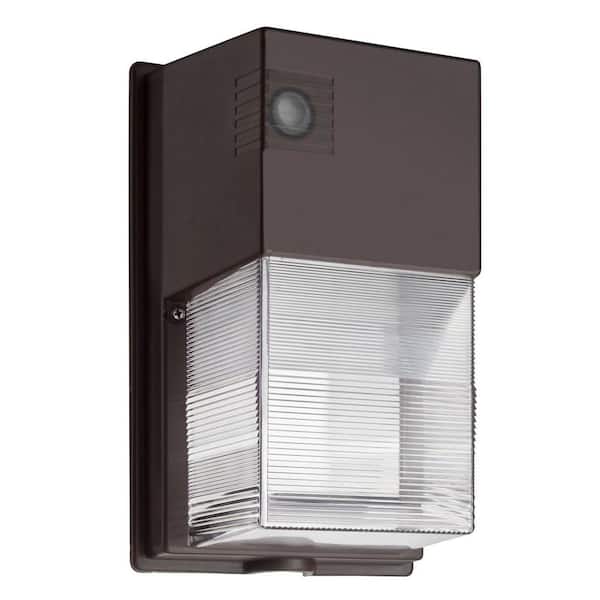 Lithonia Lighting Bronze Outdoor Integrated LED Wall-Mount Wall Pack Light