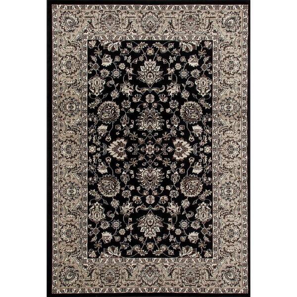 Art Carpet Arabella Accustomed Black 2 ft. x 4 ft. Area Rug