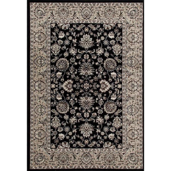 Art Carpet Arabella Accustomed Black 9 ft. x 12 ft. Area Rug