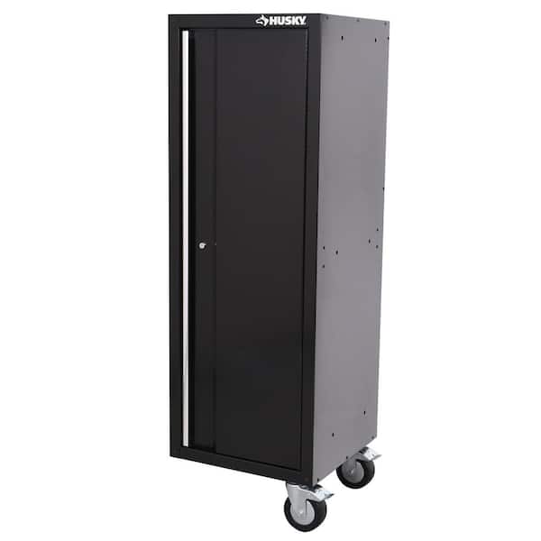 Husky Modular 20 in. W Standard Duty 3-Shelf Black Side Tool Husky Modular 20 in. W Standard Duty 3-Shelf Black Side Tool