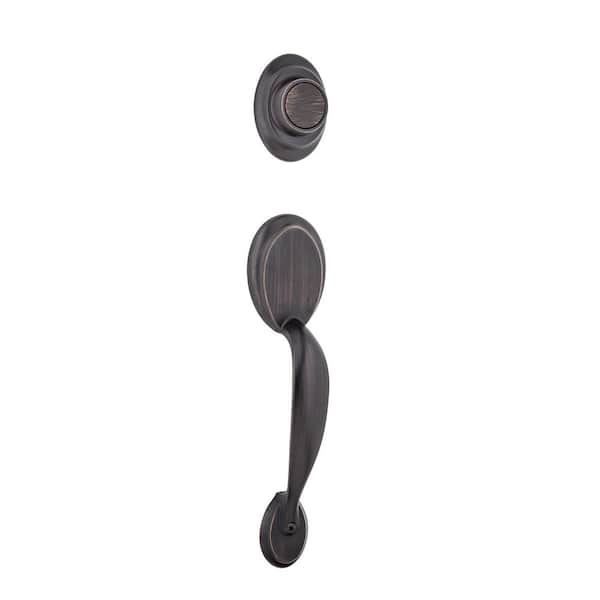 Kwikset Amador Venetian Bronze Single Cylinder Door Handleset Less Interior Pack with Microban Antimicrobial Technology Kwikset Amador Venetian Bronze Single Cylinder Door Handleset Less Interior Pack with Microban Antimicrobial Technology