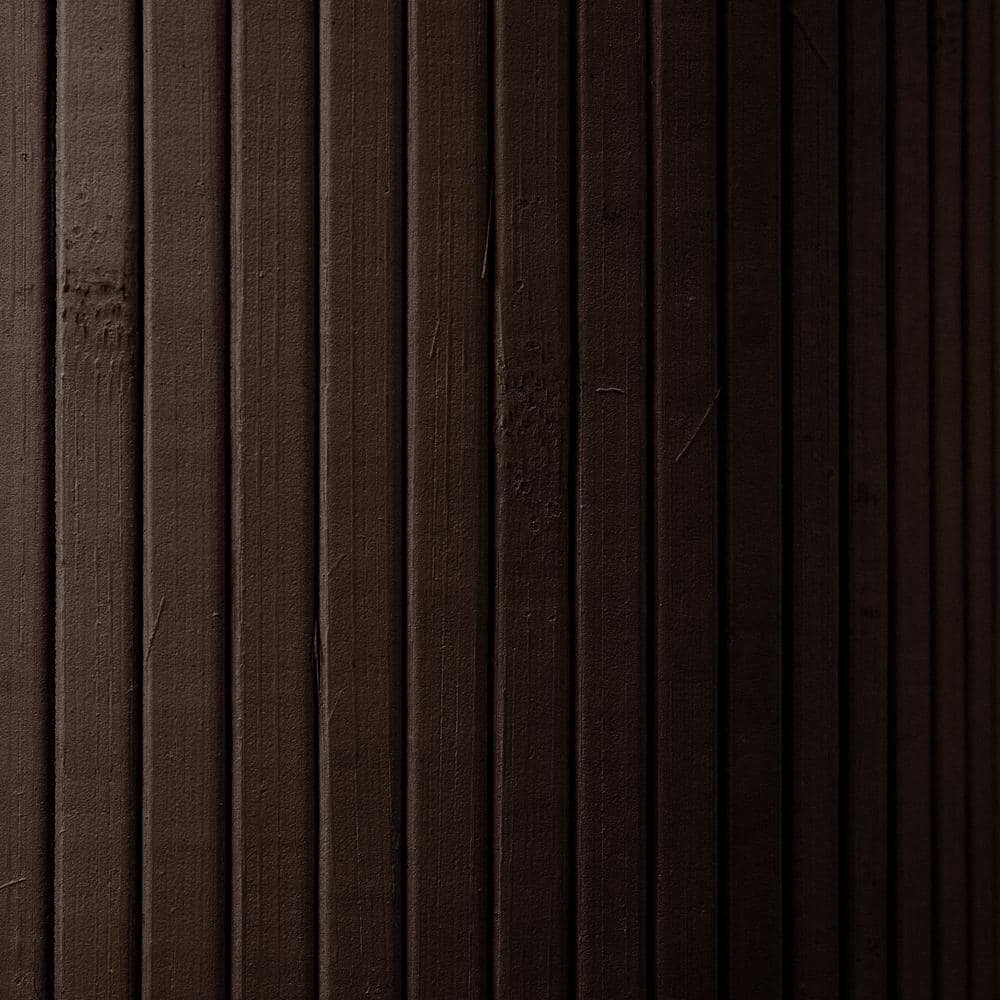 6 ft. Dark Mocha Bamboo Wave Room Divider