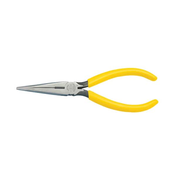Klein Tools 7 in. Standard Long Nose Side Cutting Pliers D203-7SEN