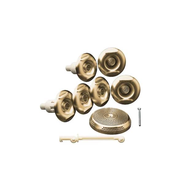 KOHLER Flexjet Whirlpool Trim Kit in Vibrant Brushed Bronze