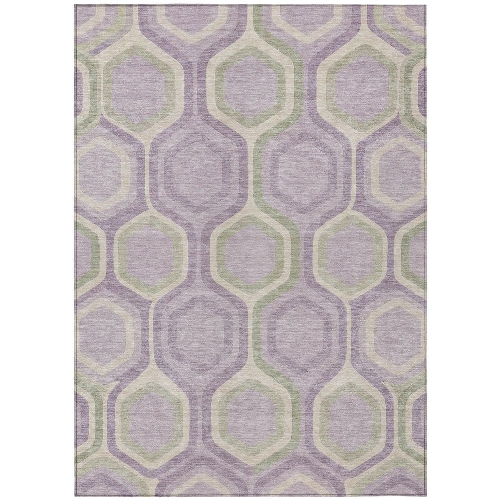 Chantille Machine Washable Indoor/Outdoor Abstract ACN2956 Lavender 10 ft. x 14 ft. Area Rug price history on PriceWatchPro