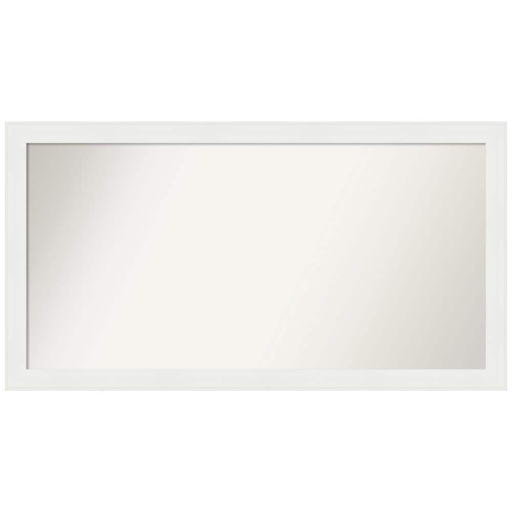 Vanity White Narrow 47.5 in. x 25.5 in. Custom Non-Beveled Recycled Polystyrene Framed Bathroom Vanity Wall Mirror price history on PriceWatchPro