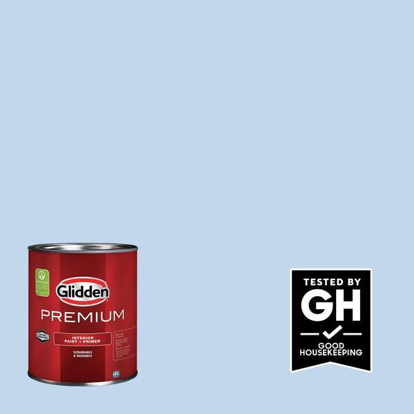 Glidden Premium 1 qt. Touch Of Blue PPG1242-2 Flat Interior