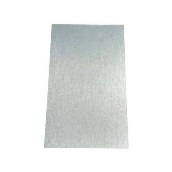 Ejoy 106 in. x 23.6 in. x 0.3 in. Metallic Look Wall Panel Board in Hairline Silver Color (Set of 2-Piece)